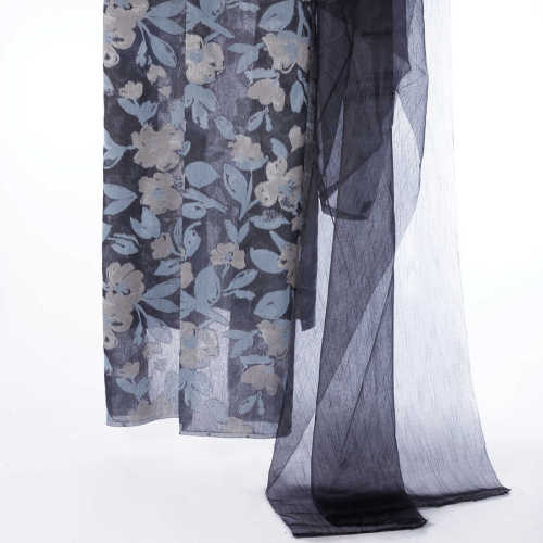 High Class Jacquard Euro Flower Sheer Curtain