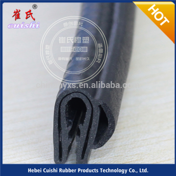 ozone resistance epdm rubber extrusion with metal insert