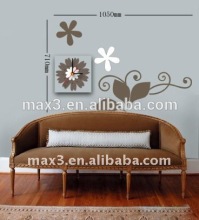 Home decor wall clock sticker, DIY and removable fashion wall clock