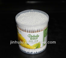 wooden stick cosmetic cotton swabs