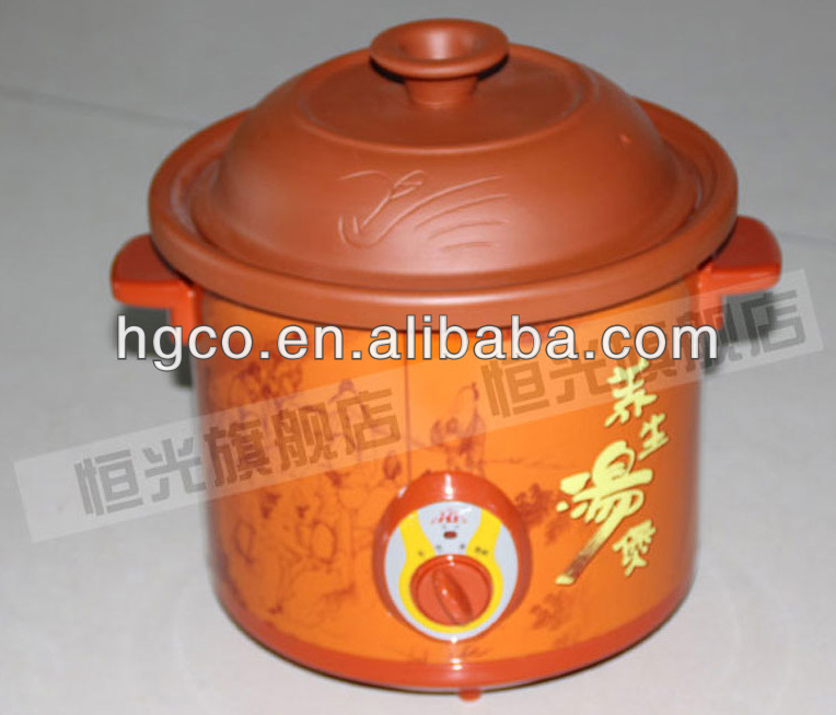 Hot Sale Slow Cooker Ceramic Inner Pot Food Electric Stew Pot