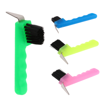 Hoof Pick with Brush Horse Grooming Equipments Tool Horse Care Products