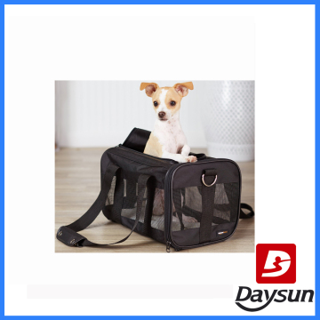 Black Breathable pet carrier bag