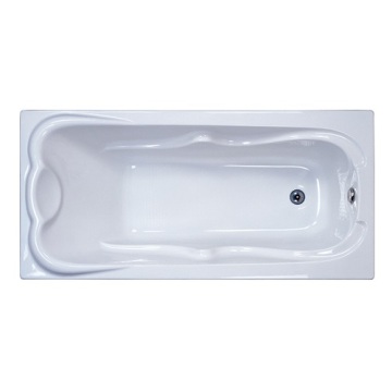 White Soaking Acrylic 1 Person Drop-in Bathtub