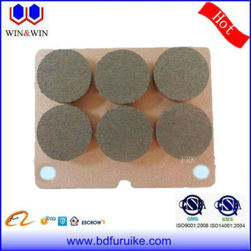 long lifetime friction ceramic shaft pad