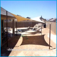 100% virgin HDPE material backyard square sun Shade sail