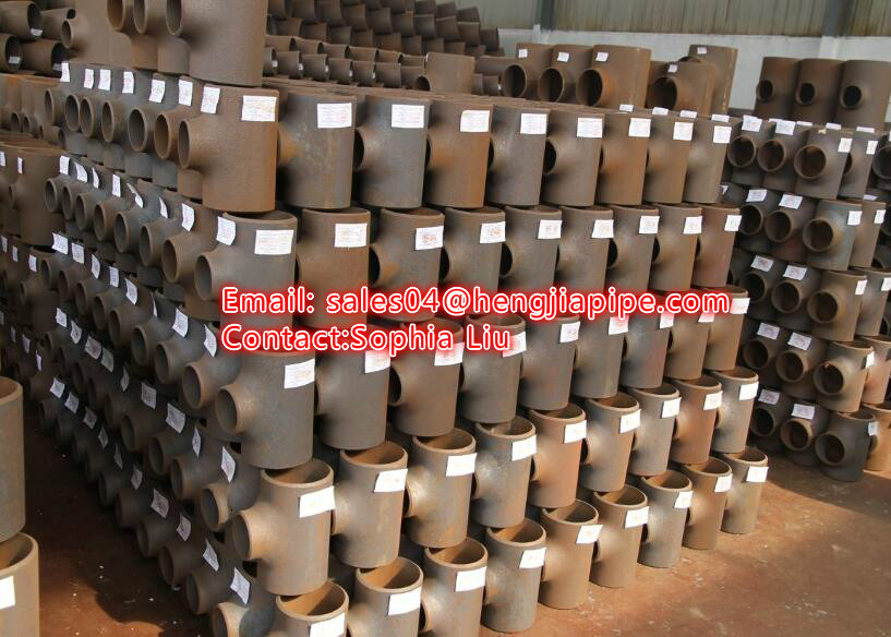 carbon steel reducing pipe tee