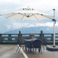 테라스 상업용 LED 태양 에너지 햇살 우산 우산