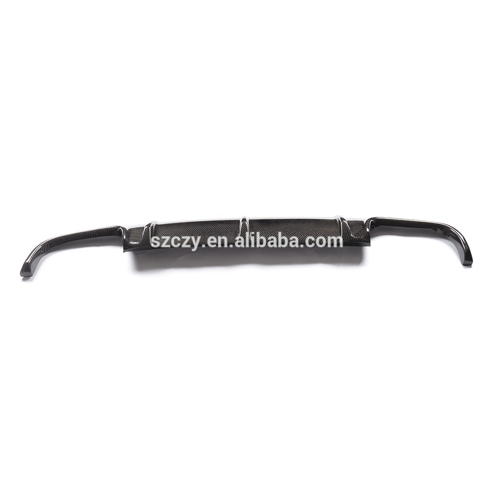 Carbon Fibre Rear Bumper Diffuser Lip for Mercedes Benz W211 E55 AMG Sedan 2002 2006