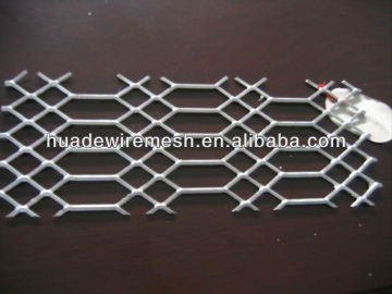 hexagonal expanded metal screen