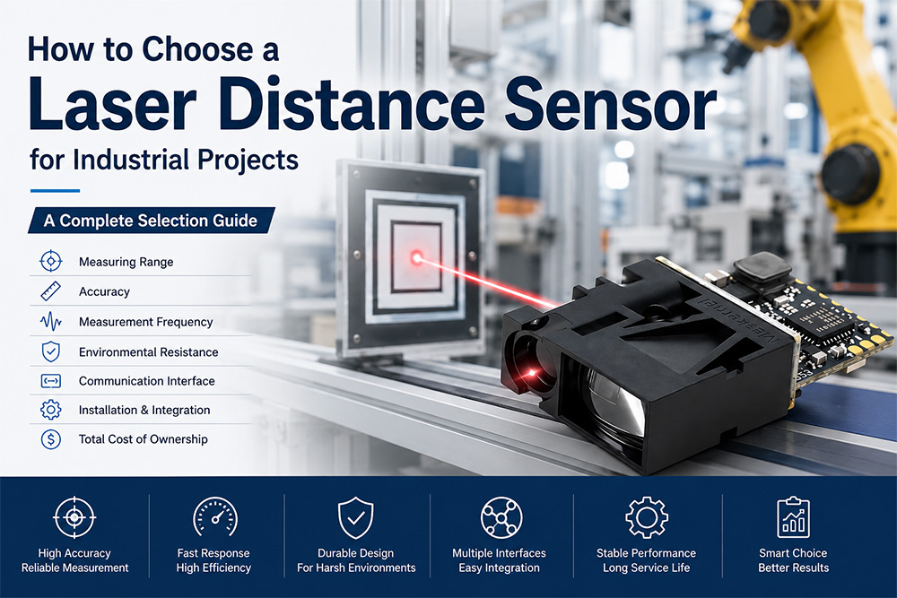 Comment choisir un capteur de distance laser pour l'industrie How to Choose a Laser Distance Sensor for Ind