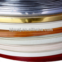 Popular aluminum color pvc edge bands for MDF