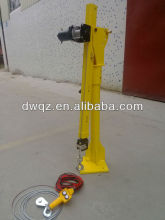 pick up crane with 12V DC winch/small car lift crane