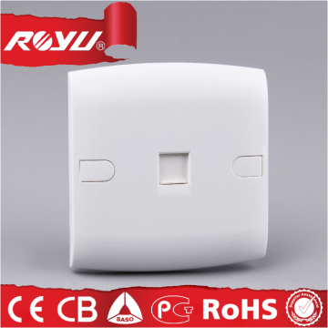 Telephone socket outlet, weak voltage power outlet, universal outlet