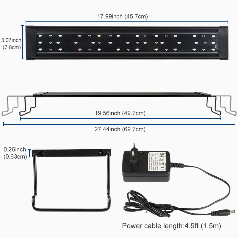 هيتو أكواريوم 24 بوصة LED طيف كامل