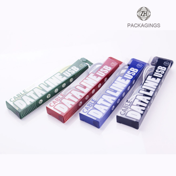 Transparent PVC USB cable packaging
