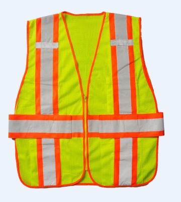 Safety vest with inside pockets