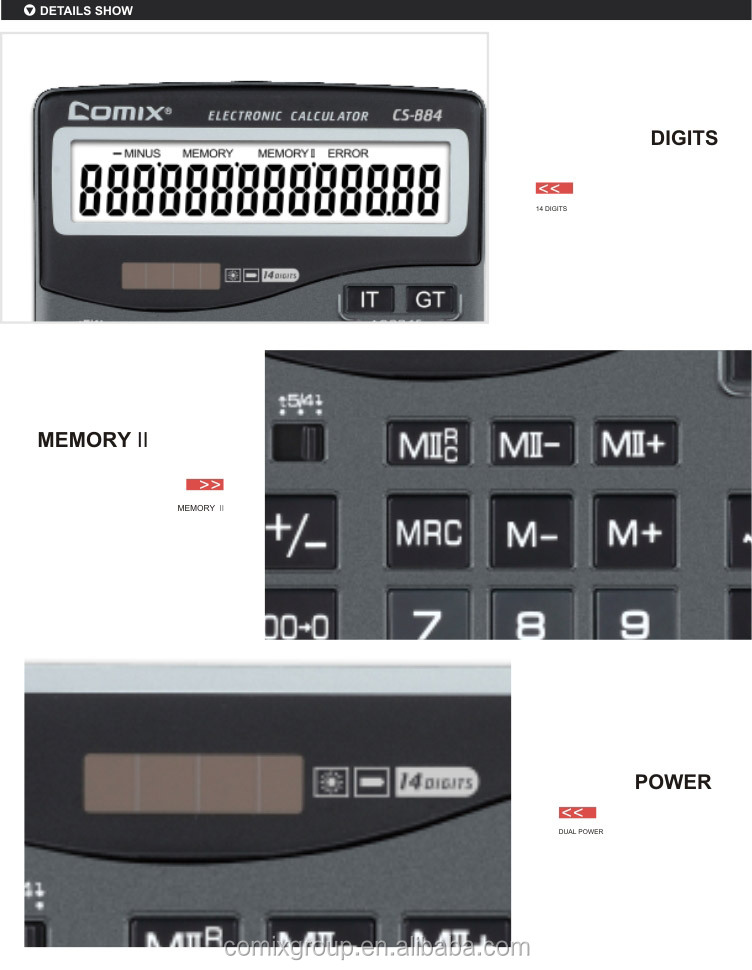 14 digits solar calculator The cheapest on the market cheap solar powered calculator cheap promotion