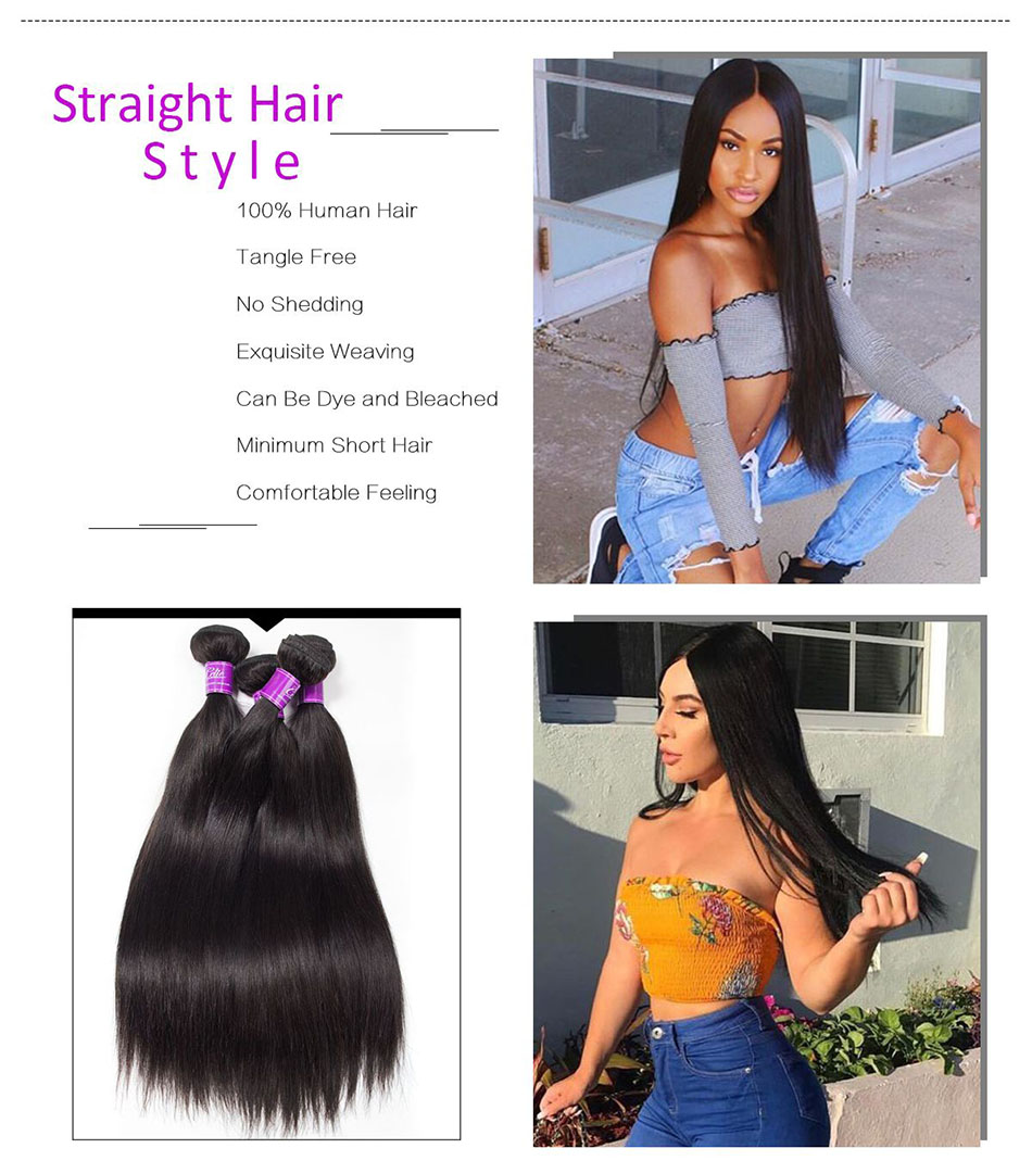 Celie Indian Straight Human Hair Soft Mink Extension Straight Unprocessed Cuticle Aligned Hair Wholesale Virgin Hair