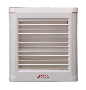 Full plastic with front shutter 6 inch square bathroom ventilating Fan