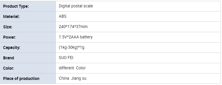 66LB 30KG*1G Portable Digital Electronic Scale Shipping Postal Scales