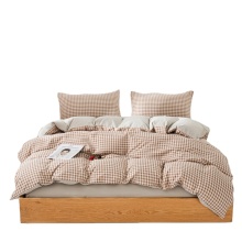 Luxury Custom Printed Cotton Linen Bed Sheet Sets