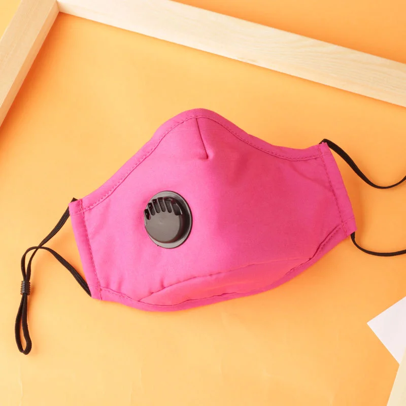 Wholesale Custom Printing Black Cotton Carbon Pm 2.5 Filter Pollution Mouth Dust Face Filter Mask