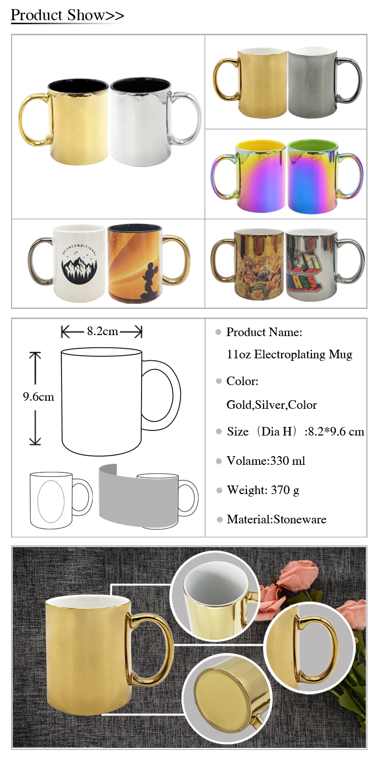 Hot Sale  color customized ceramic souvenir mug Spray coffee mug