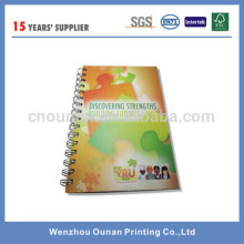 Custom printed notebook with spiral notebook