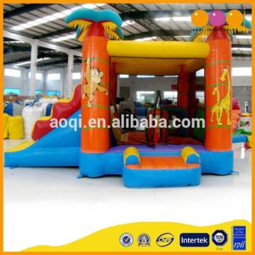 Orange zoo inflatable mini bouncer/inflatable animal bouncers