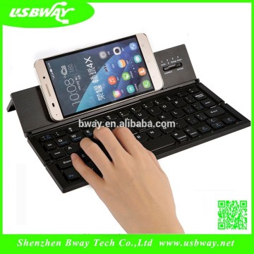 Tri-fold Wireless Bluetooth Keyboard pocket size foldable keyboard folding bluetooth keyboard