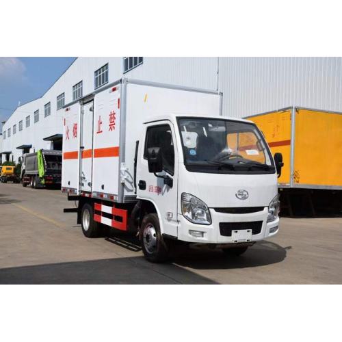 Mini 3125kg Dangerous Goods Box Type Transport Vehicle