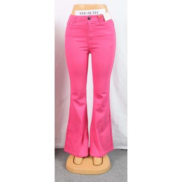 Slim stijlvolle high-tailed flare jeans