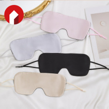 Double-sided faux silk eye mask