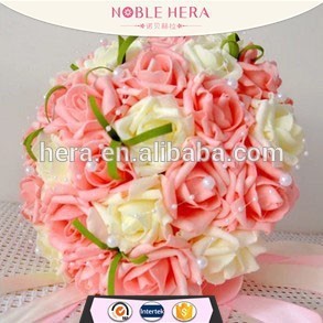 Bouquet Holder with Artificial Flower Bouquet