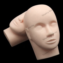 3D Makeup Practice Model Head: Silicone Human Head Model