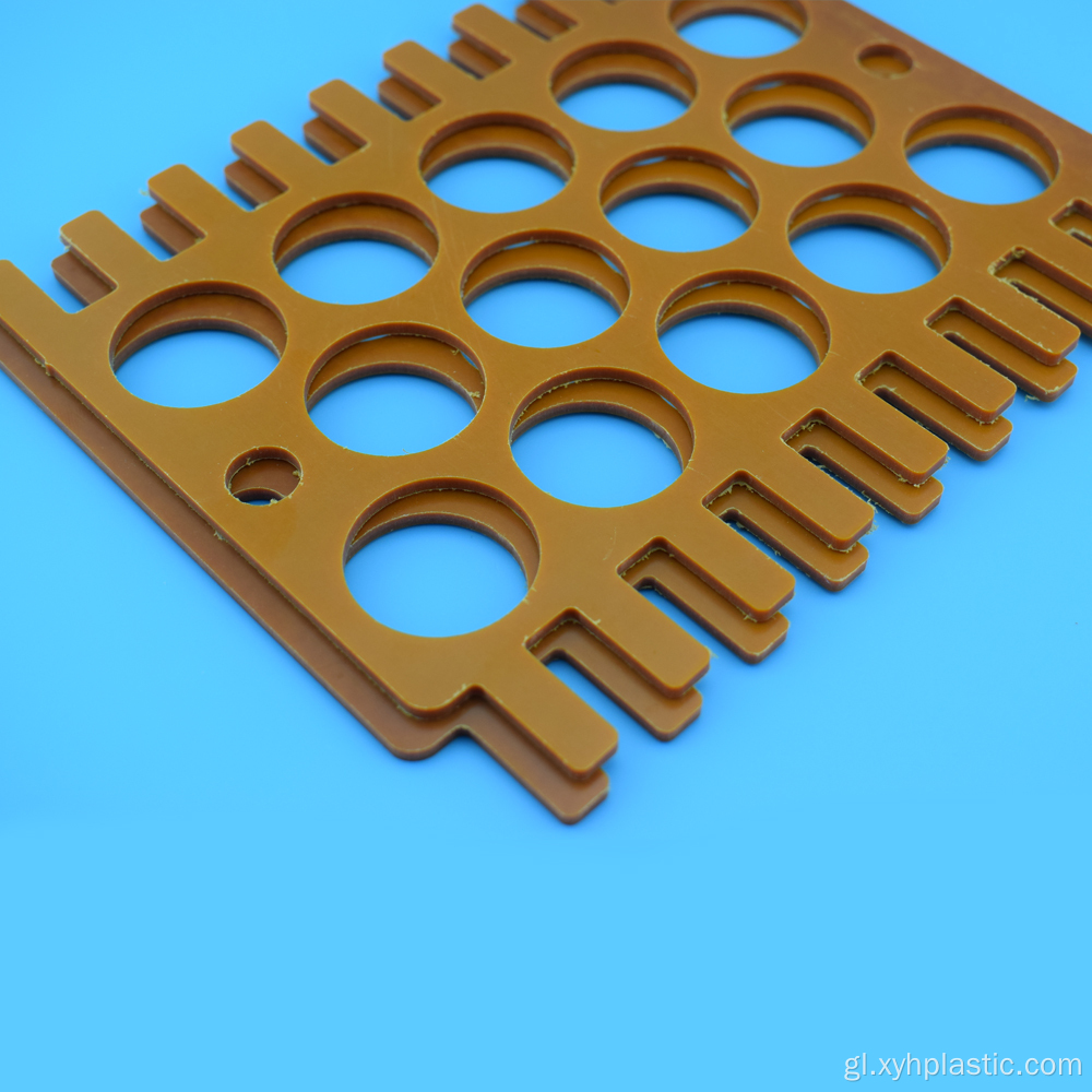 Procesamento CNC de pezas mecanizadas Folla de baquelita personalizada