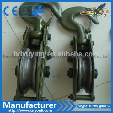 Crane Pulley Single Sheave Pulley With Hook Lift Pulley