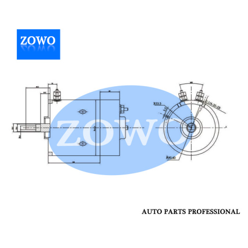 PHJD001 DC MOTOR 12V 1.8KW 2500RPM