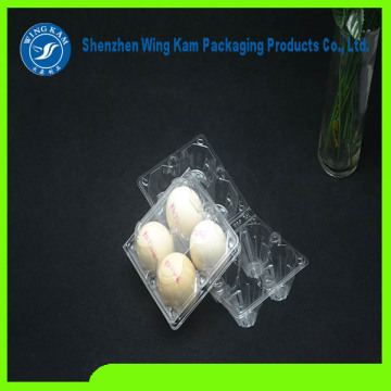 4-cell Plastic Egg Tray/Box/Carton