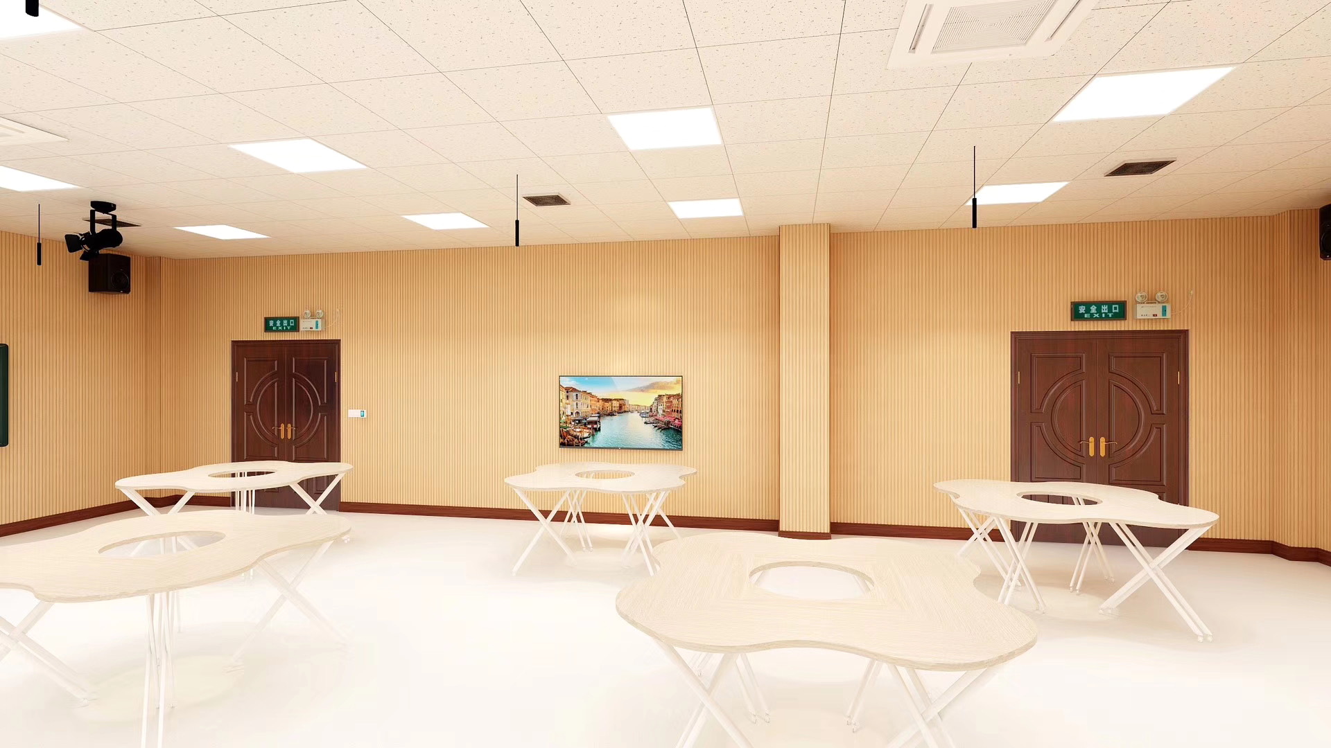 wood veneer acoustic panels