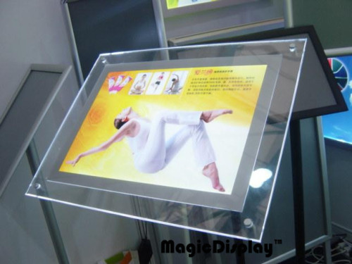 Slim Advertising LED Crystal Display