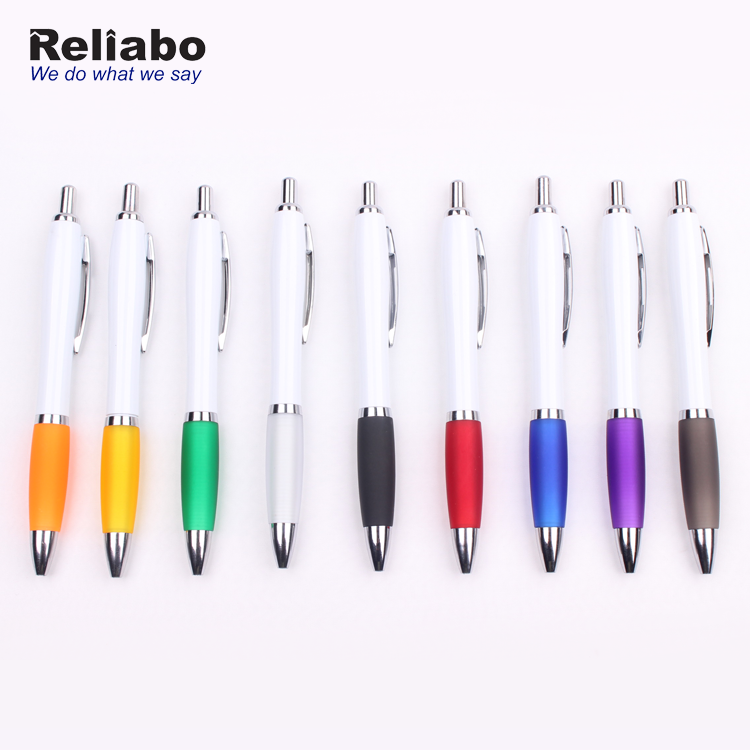 Reliabo Custom Logo Printed Promotional Cheap Plastic Advertising Ball Point Pen