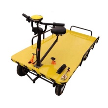 Electric Pallet Truck: 4 Wheel Electric Flatbed Transporter for Warehouse and Workshop