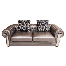 Hot Sale European Style Hotel Lobby Furniture Leathe Sofa