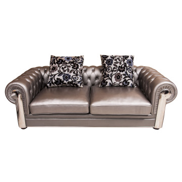 Hot Sale European Style Hotel Lobby Furniture Leathe Sofa