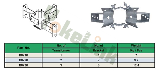 Transzformátor tartókonzol 5 Transformer Mounting Bracket5