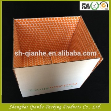 White kraft paper corrugated box