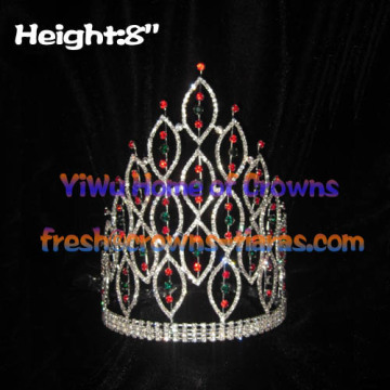 Wholesale 8inch Height Pageant Spike Crowns