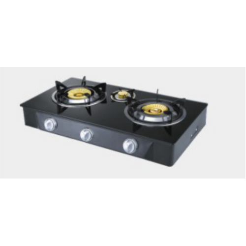 3 Burner Gas Stove Glass Top Glass